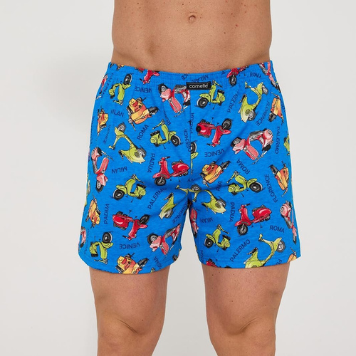 001/185 011/185 Calzoncillos Vespa Cornette Classic para hombre - 100% algodón, corte holgado, abertura con botón, comodidad diaria