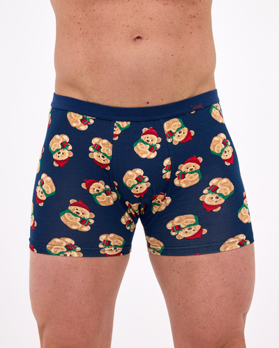 007/83 Cornette - calzoncillos de Navidad para hombre, 95% algodón 5% elastán, en caja