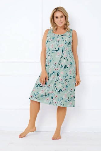 Camisón Alwea, tirante ancho Moda Italiana - verde