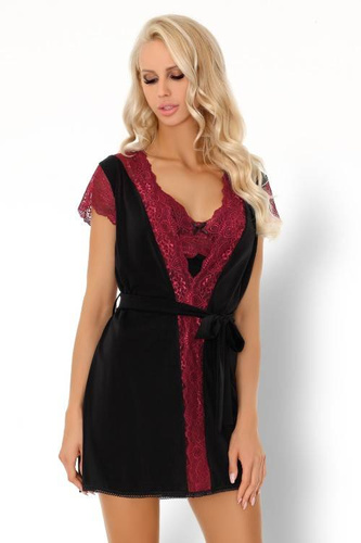 Kumiko LC 90428 Rosa Rosses Colección Bata de mujer LivCo Corsetti