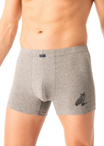 Calzoncillos bóxer para hombre MXH 703 Key gris - algodón, cómodos, en una elegante caja