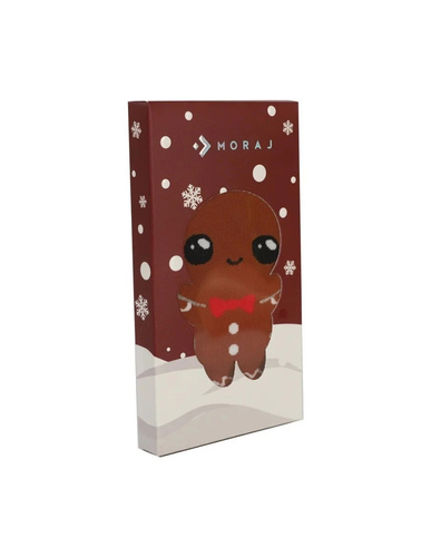 Calcetines de mujer Moraj CSLS250-042 de algodón navideños con galleta en caja