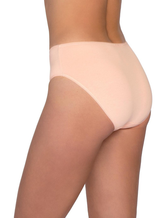 Lama L-120 BI-100 braguitas algodón mujer bikini beige-marrón pack 3