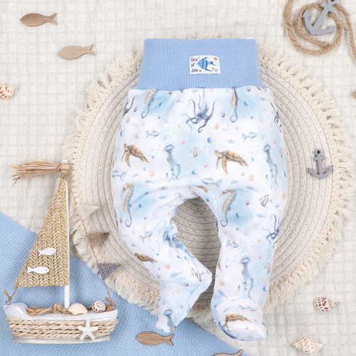 ABN-5456 Sea Of Joy Nini calcetines para bebé - algodón orgánico, cintura elástica