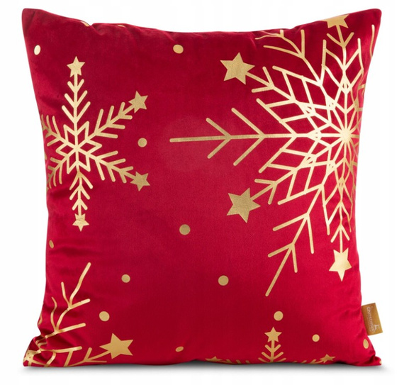 Chp 237 Funda de almohada navideña de terciopelo Eurofirany rojo- decoración suave y elegante