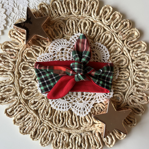 Cinta para el pelo Mamatti Niña OP02 Merry Christmas - Red Green Grille, Pin-up Style