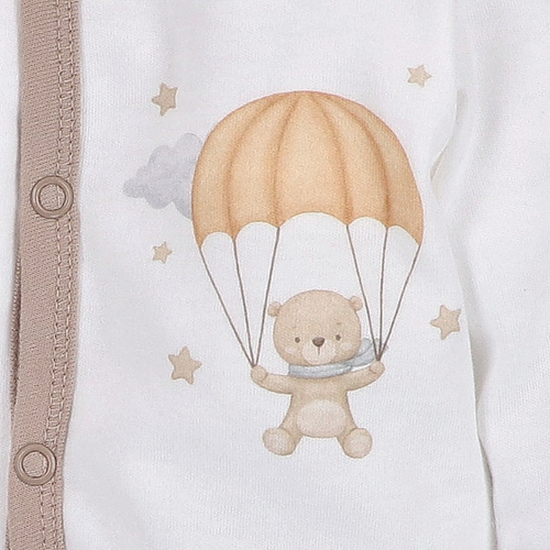 ABN-5507 Pijama para bebé Sky Journey Nini | Algodón orgánico, cierre con automáticos