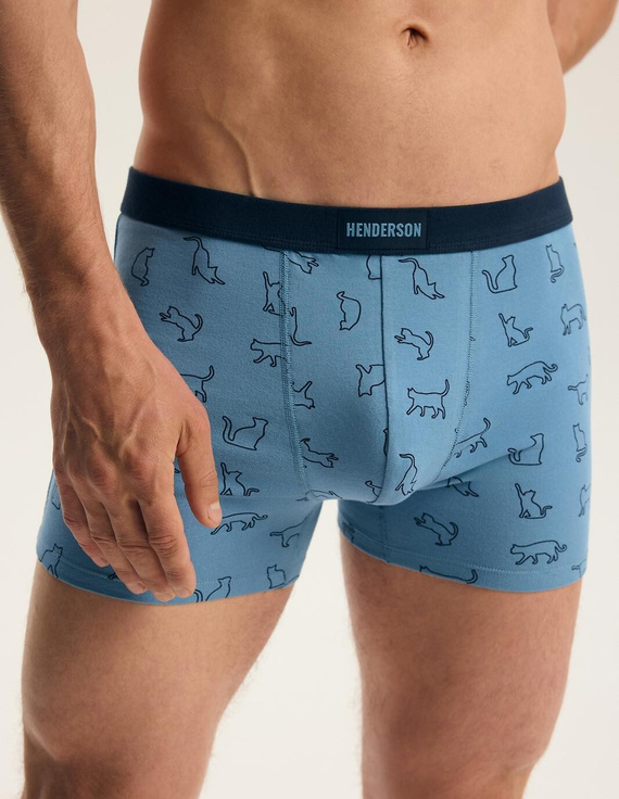 Bóxer para hombre Henderson 45481 Fur 2 unidades de algodón con cinturilla ancha y logo