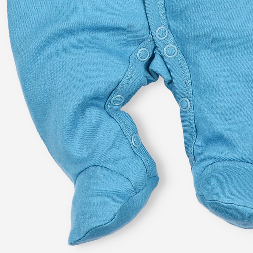 Pijama enterizo para bebé NINI ABN-3964 azul 100% algodón orgánico para niño