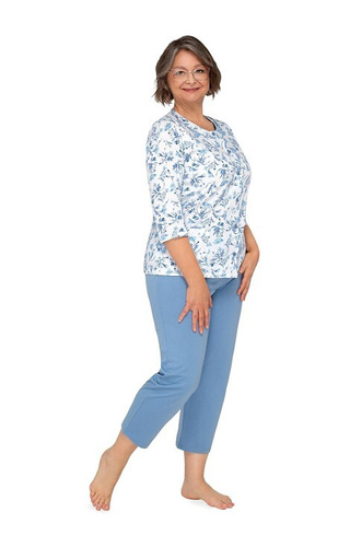 201 Maria II Martel pijama de mujer - azul oscuro 29