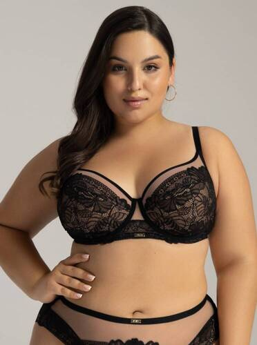 2145 Ava maxi sujetador semiacolchado negro