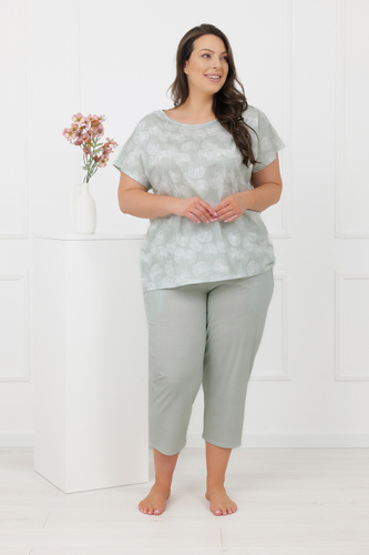 Pijama KALINA Italian Fashion – 100% algodón, 3/4