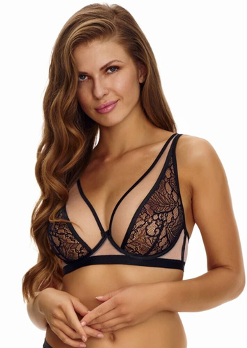 2457 Sujetador bralette suave Lupoline - negro
