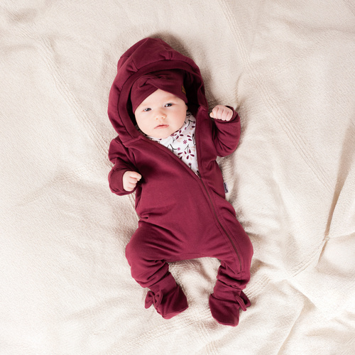 217271 Pantalón de chándal Alisa Nicol - burdeos, algodón