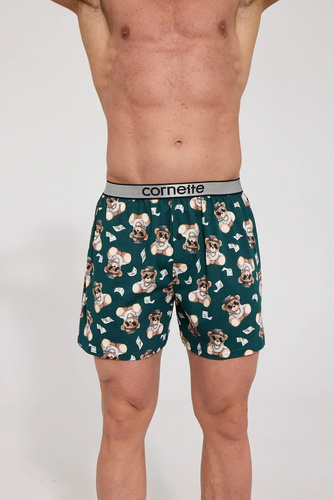 Bóxer para hombre Cornette Classic 881/06 verde suelto 100% algodón