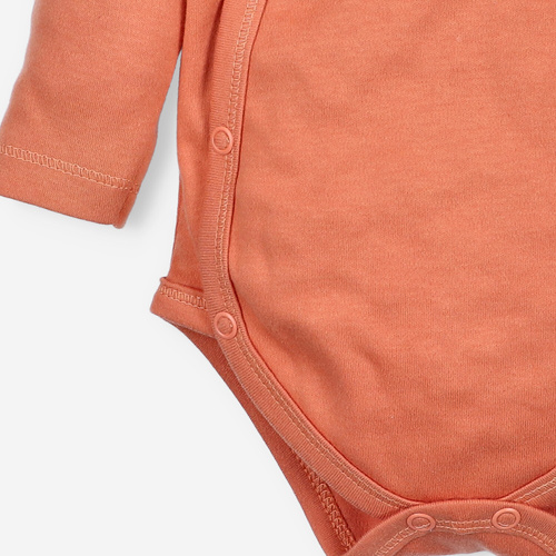 NINI ABN-3957/BPO Body cruzado naranja 100% algodón orgánico
