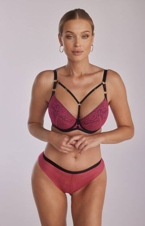 B-1120/2 Rozie Braguitas de mujer Kinga - fucsia