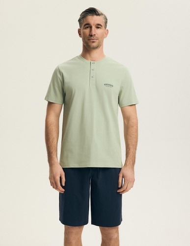 Henderson 44604 Park pijama hombre algodón manga corta shorts cómodo