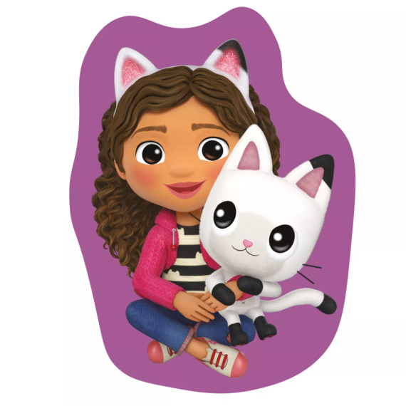 Gabi Cat Casa Almohada 40 cm púrpura abrazo - Jerry Telas