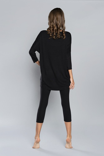 Pijama Mandala Ladies' Italian Fashion - negro