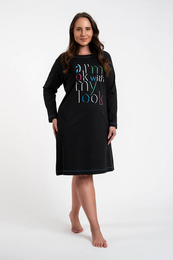 Camisón Olza Moda Italiana - negro