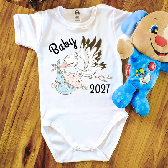 SKU: N053-1 Body para bebé BABY 2027 born in, Moocha, 100% algodón