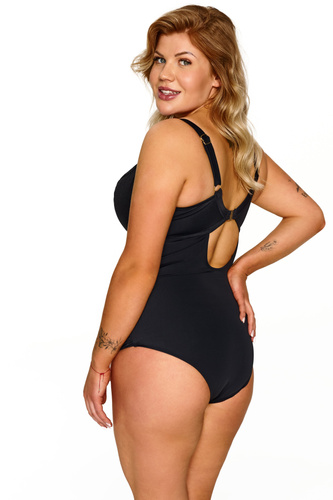 Kostium jednoczęściowy Rosalia Big Lupoline negro moldeador para busto grande