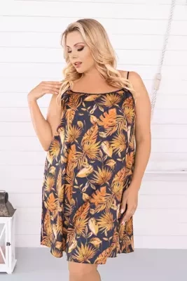 Camisa de mujer Monstera, slim-fit Italia Fashion - estampado