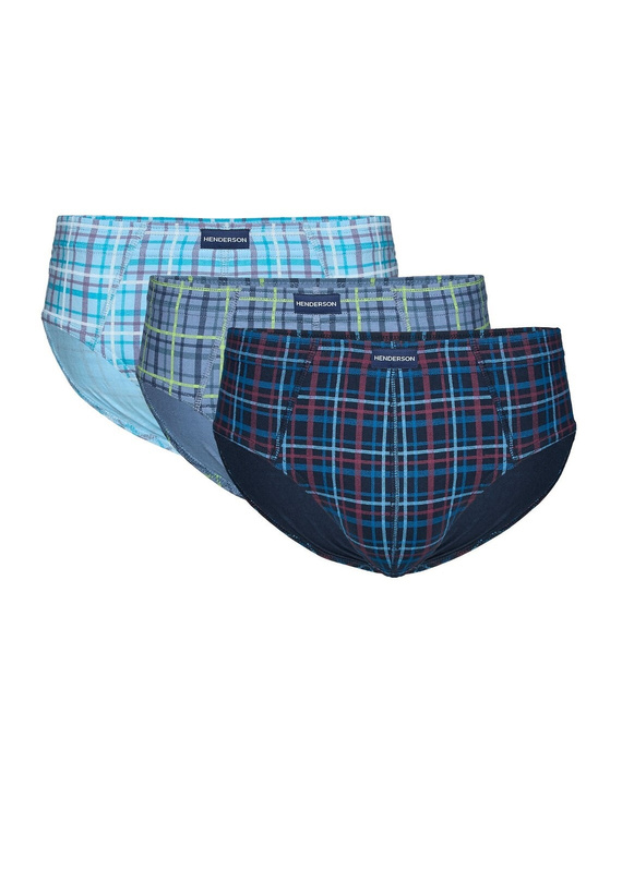 Henderson 1446 K708 Slips para Hombre 3-Pack 100% Algodón Suaves Clásicos