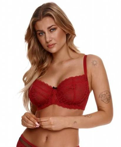 2312 Sujetador suave rojo Lupoline