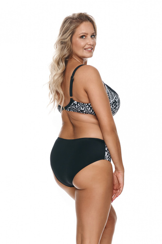 Fiji Big Bathing Bottoms Lupoline- blanco y negro