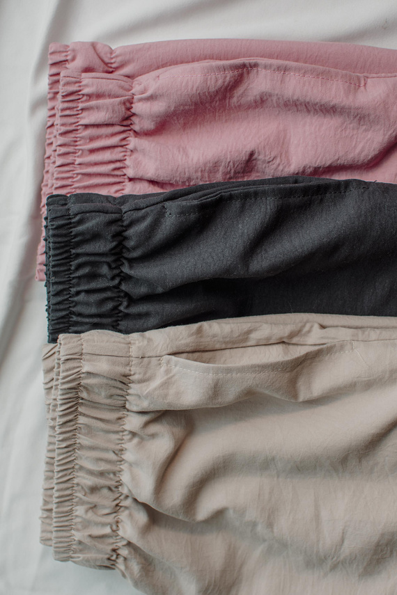 Maeve 875 De Lafense pantalón de pijama de mujer - largo, liso, con bolsillos - negro