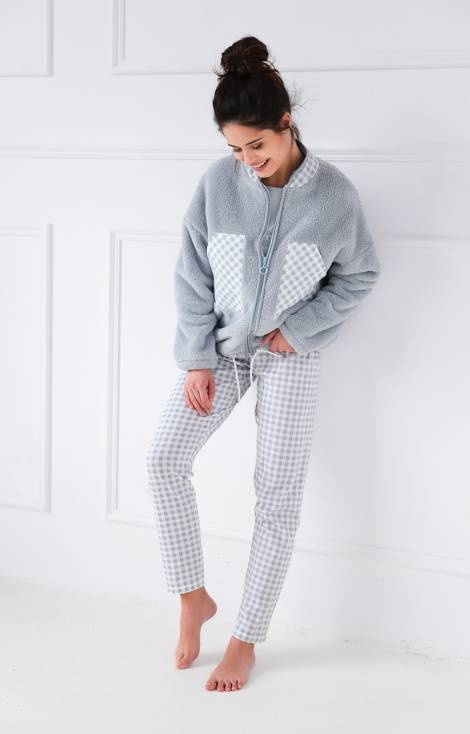 Sensis Desire Blusa para mujer - gris