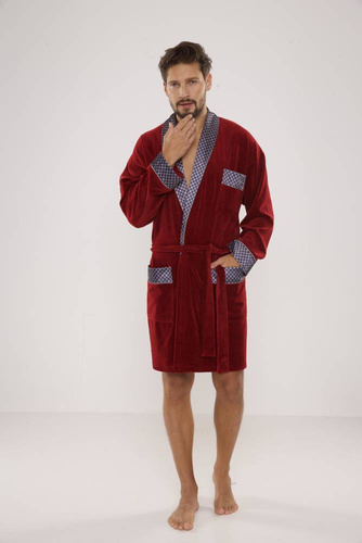 772 Bata de hombre Bonjour forex - granate