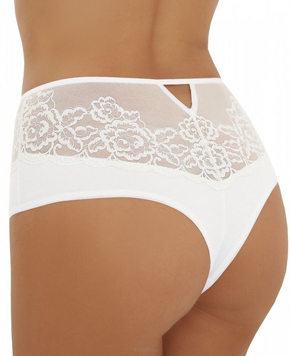 Bóxers Arina Emili – Elegantes brazilianos de encaje y algodón, corte alto