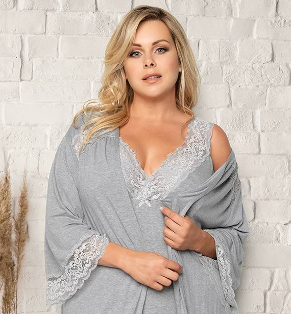 Samaria Bata Moda Italiana manga 3/4 - gris