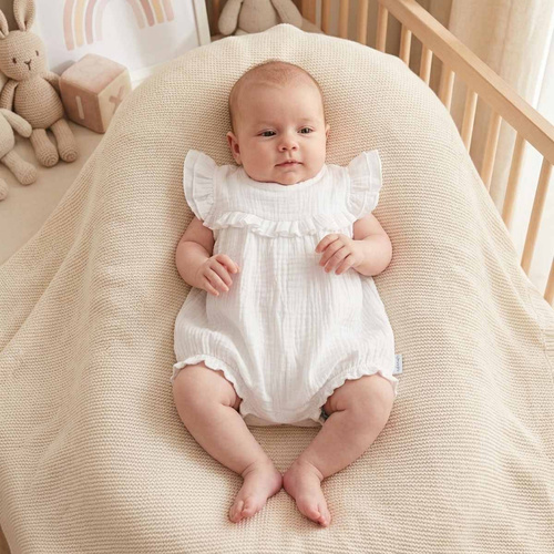 Nicol 224225 Pijama de muselina para bebé Algodón ligero para verano