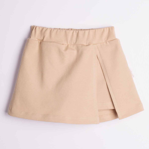 163871 Nicol Falda-Pantalón beige de algodón para niña para verano