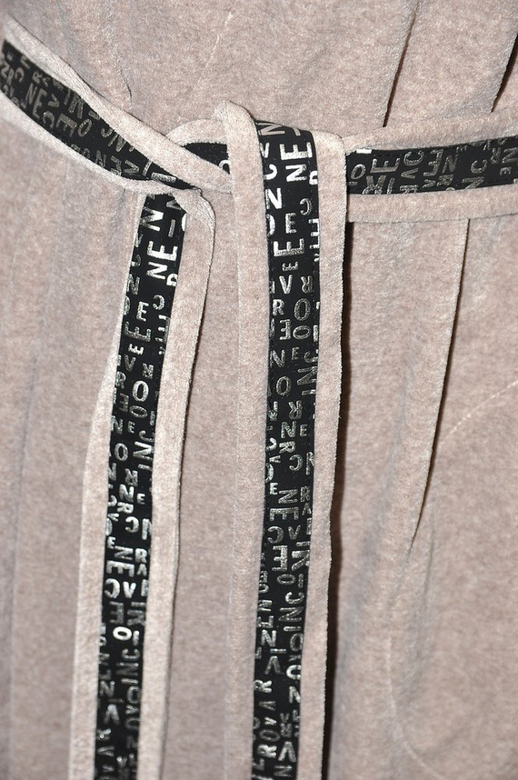 497 Macarena Bata corta de mujer Forex - beige melange